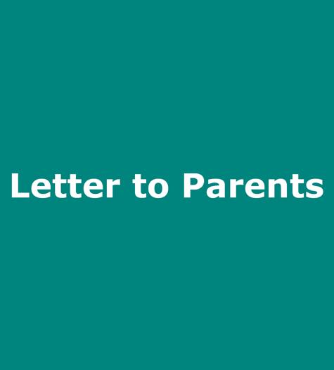 Read more about the article Letter to Parents 21/10/22
