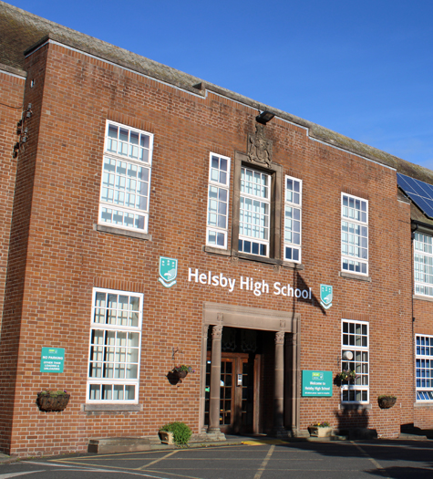 Photo of Helsby High School.