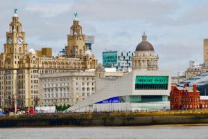 Photo of Liverpool City Centre and waterfront. 