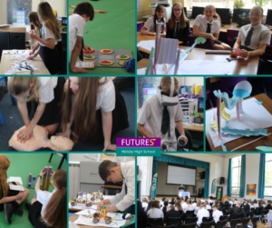 Photo collage of Year 7-9 Futures Day.