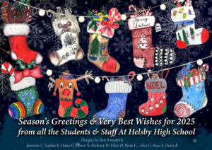 Photo of Helsby High School 2024 Christmas Card design