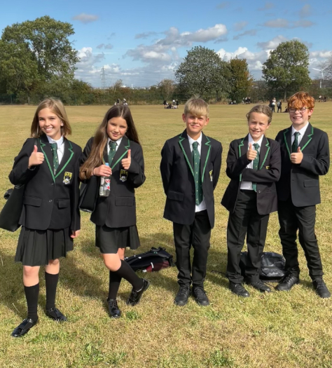 Photo of Helsby High Year 7 students